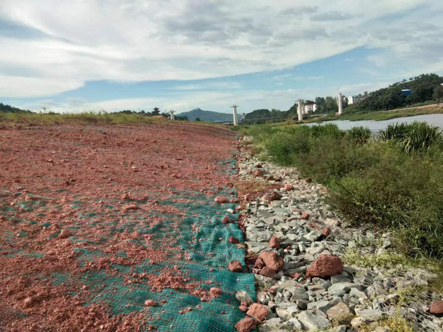 抗冲植物纤维毯